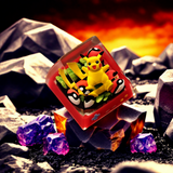 "Pikachu's Poké Paradise" - Pokémon Resin Artisan Keycap