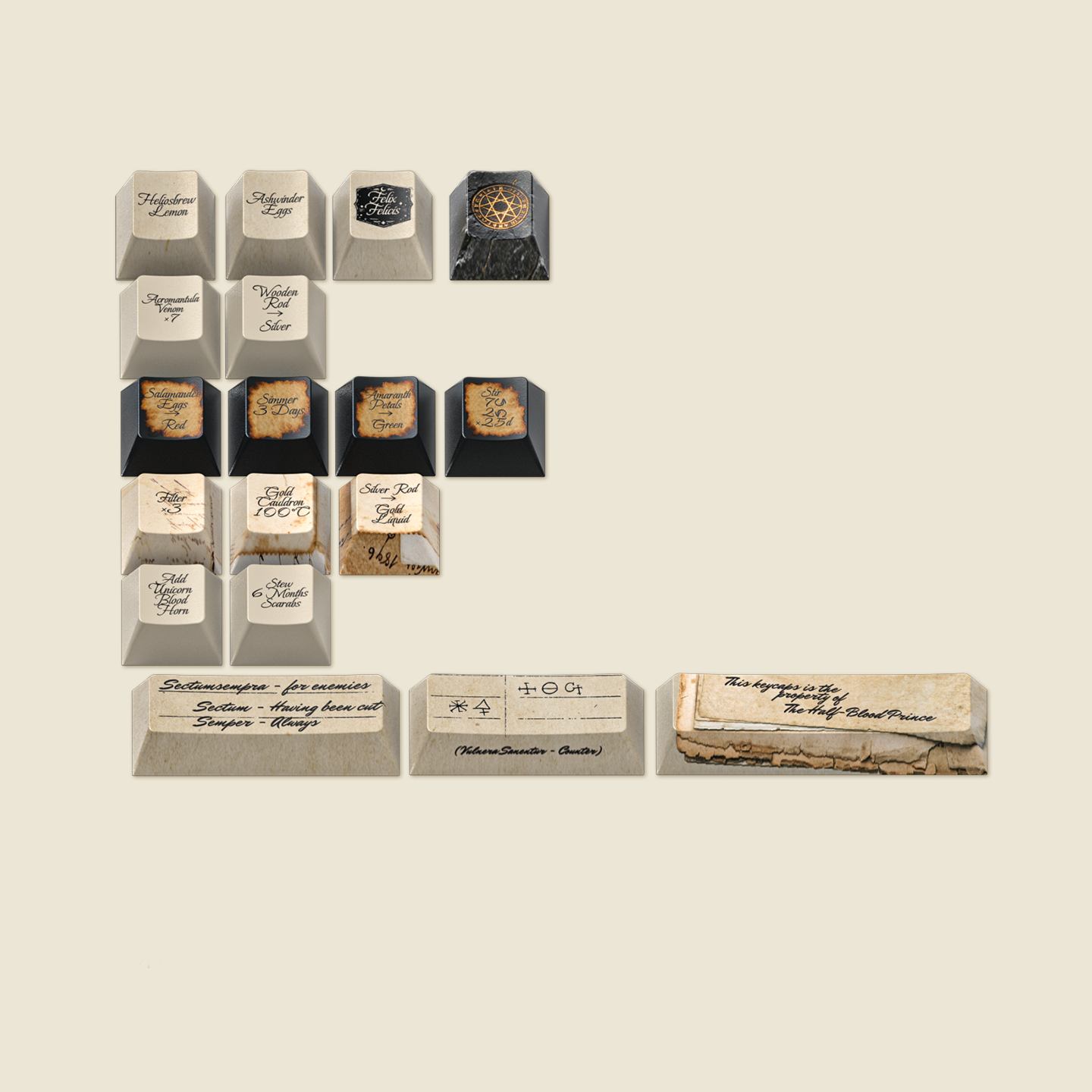 The Potion Master's Lab - Magic Potion Class Artisan  157 Keycaps