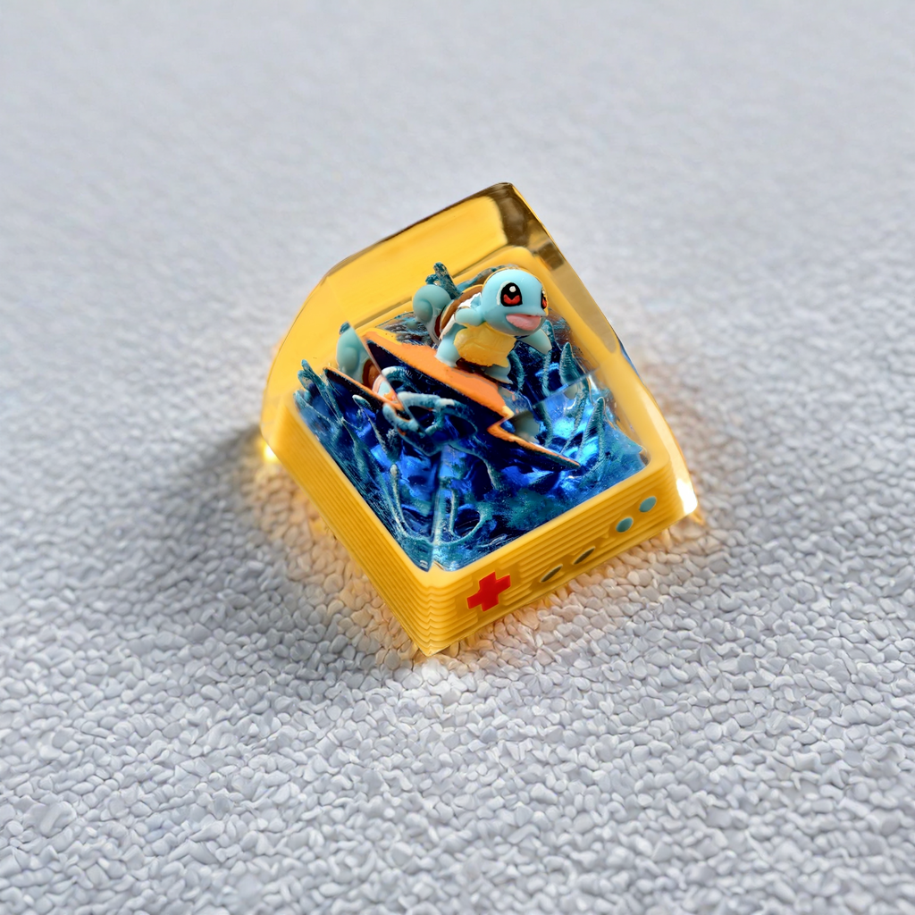 "Pikachu's Poké Paradise" - Pokémon Resin Artisan Keycap