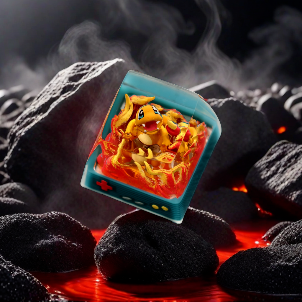 "Pikachu's Poké Paradise" - Pokémon Resin Artisan Keycap