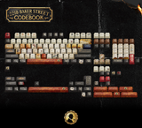 The Great Detective Sherlock Holmes Theme Custom 140 Keycaps - 221B Baker Street Edition
