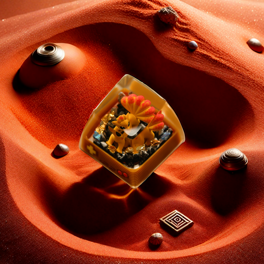 "Pikachu's Poké Paradise" - Pokémon Resin Artisan Keycap