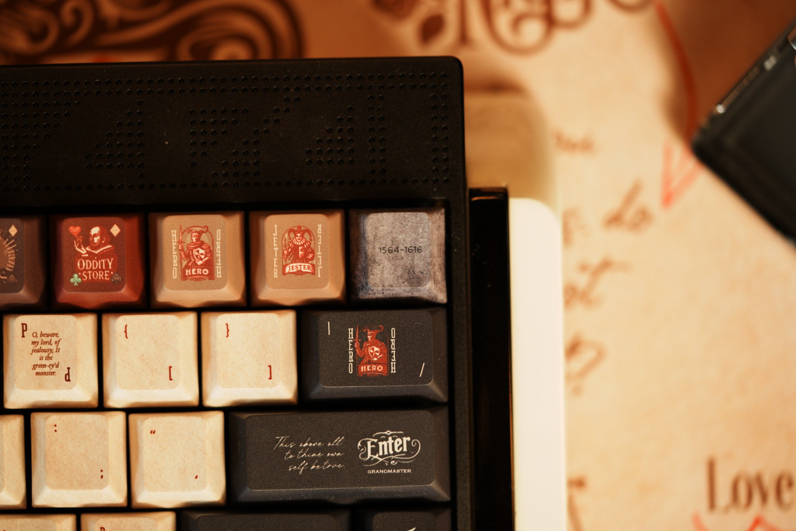 The Bard's Folio Collection - Shakespearean Theme Artisan 152 Keycaps