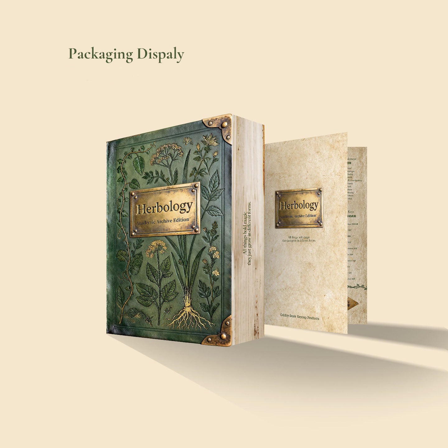 The Witch's Herbarium - Magical Herbology Artisan Keycap Set