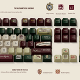 The Queen of Crime Collection - Agatha Christie Tribute 140  Keycaps