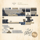 The Sealed Garden Emily Dickinson Tribute - Victorian Floral Artisan Keycap