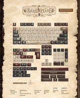 The Bard's Folio Collection - Shakespearean Theme Artisan 152 Keycaps