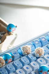 "The Warrior of Liberation" - Gear 5 Luffy Resin Artisan Keycap