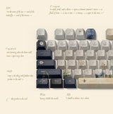 The Sealed Garden Emily Dickinson Tribute - Victorian Floral Artisan Keycap