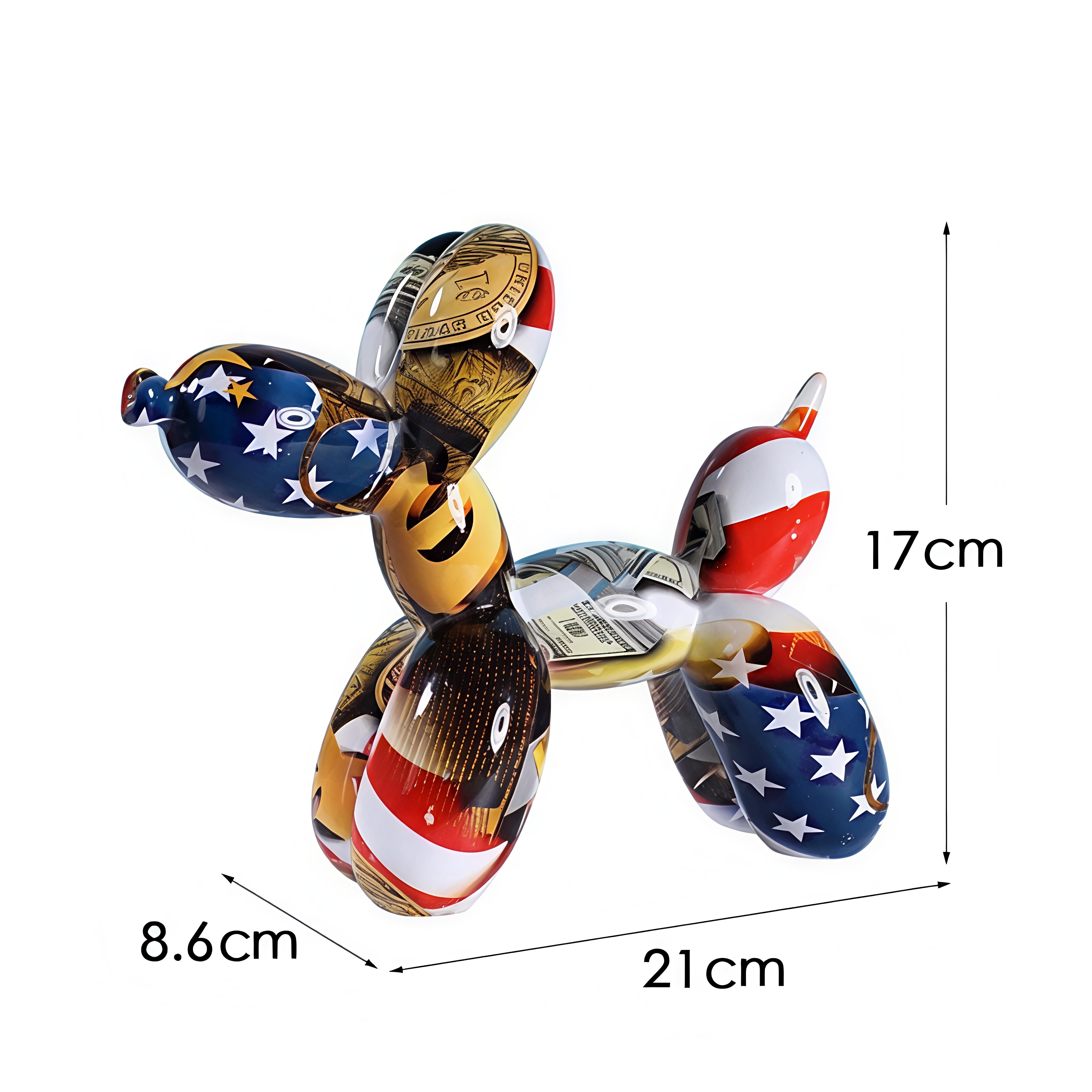 Colorful Graffiti Balloon Dog