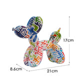 Colorful Graffiti Balloon Dog