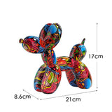Colorful Graffiti Balloon Dog
