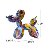 Colorful Graffiti Balloon Dog