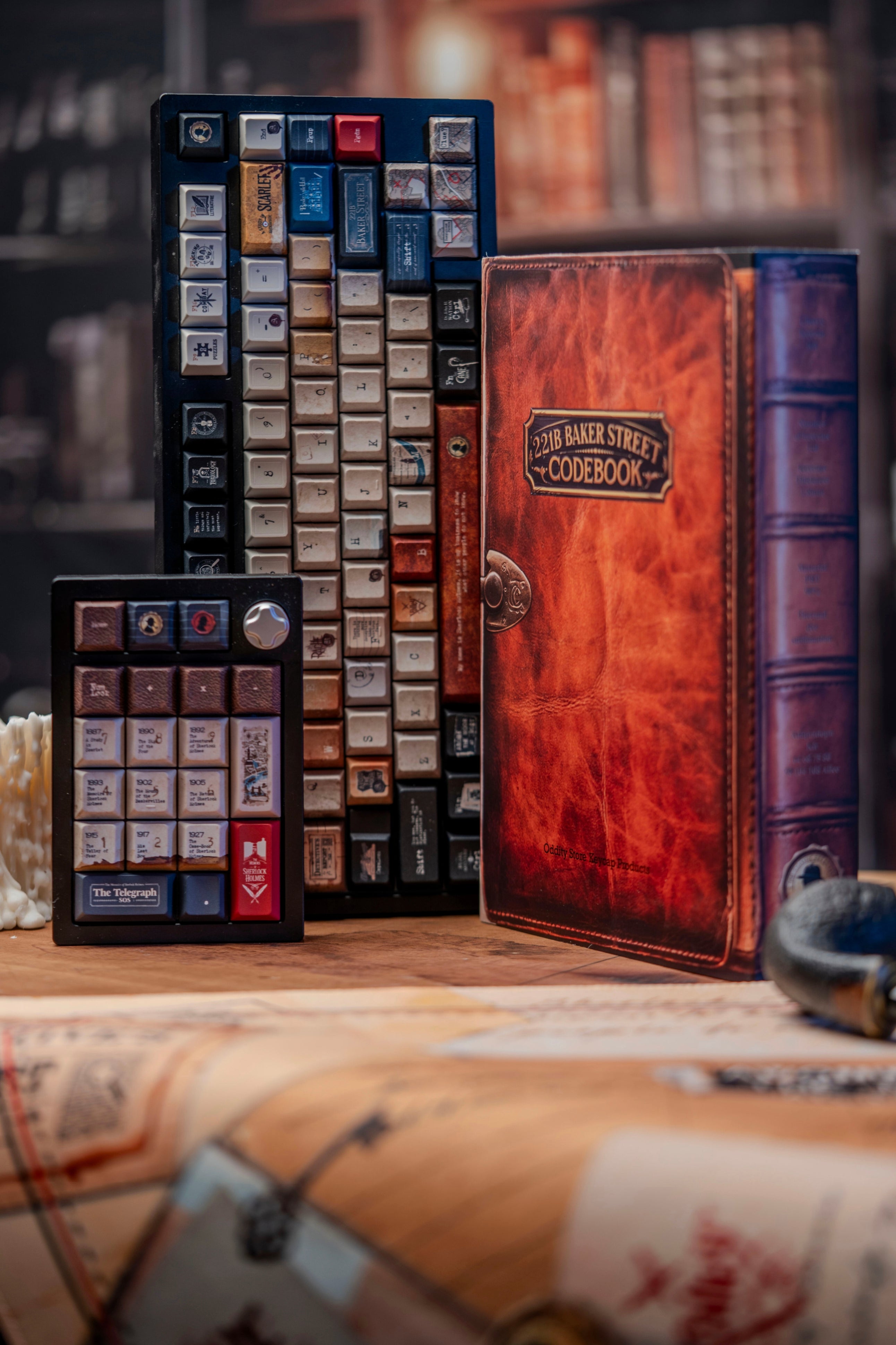 The Great Detective Sherlock Holmes Theme Custom 140 Keycaps - 221B Baker Street Edition