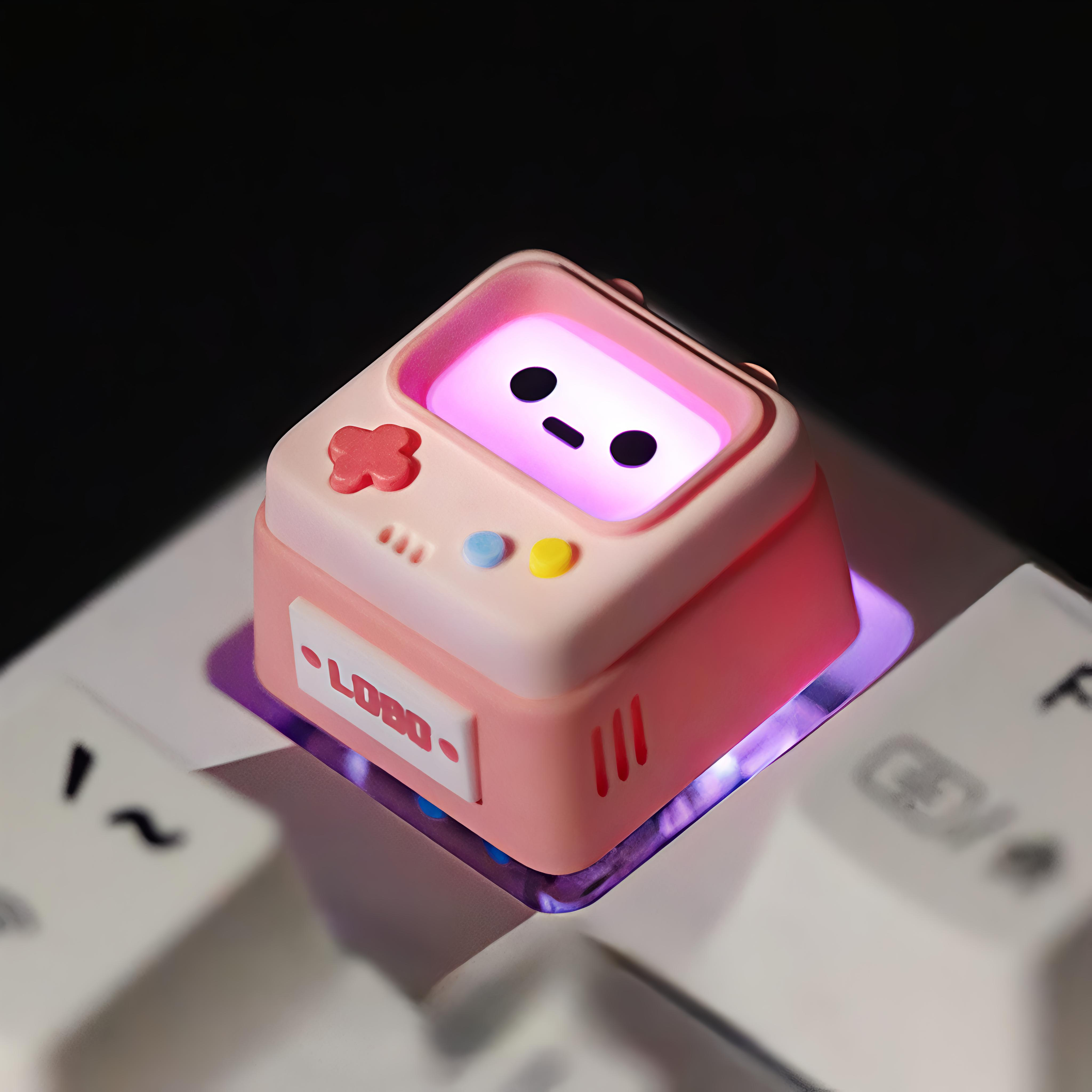 Retro Game Console Backlit Artisan Keycap