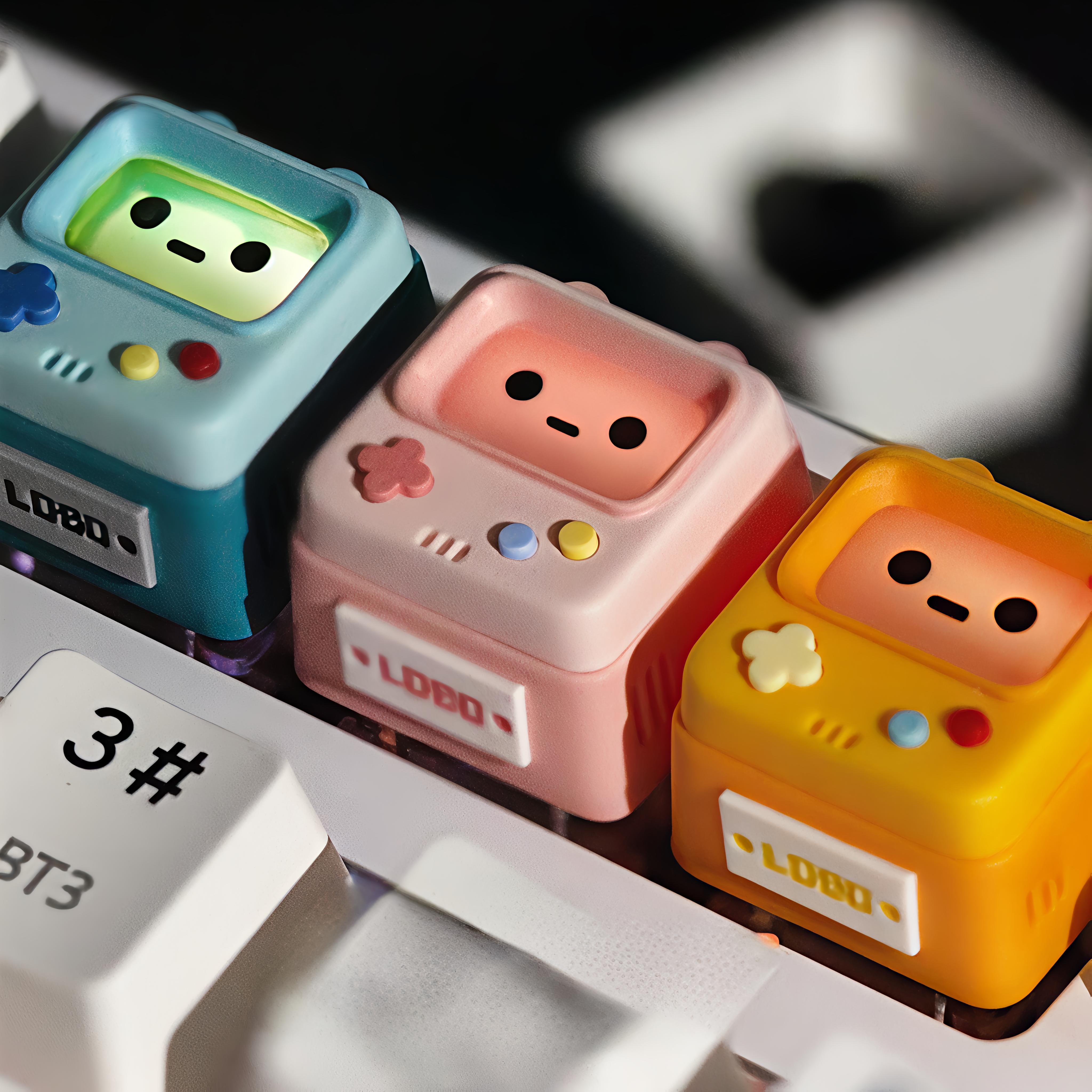 Retro Game Console Backlit Artisan Keycap