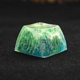 "Mount Fuji Serenity" - Backlit Resin Artisan Keycap
