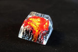 "Mount Fuji Serenity" - Backlit Resin Artisan Keycap